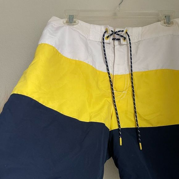 Express Men's Striped Swimming Trunks - Size M - Picture 2 of 5